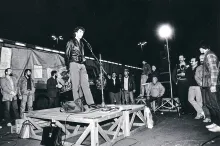 Tüntetés a nagymarosi vízlépcső ellen, Debrecen, 1988