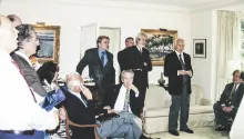 Mádl Ferenc köztársasági elnök találkozója amerikai magyarokkal, Connecticut, 2000