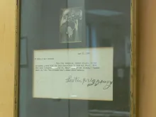 Signature of Lester Young, Institute of Jazz Studies